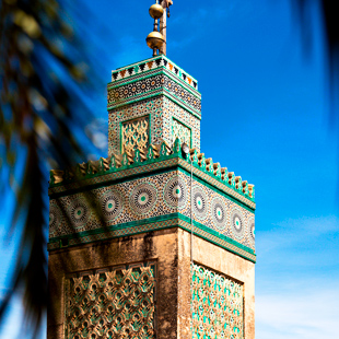 Minaret van Bou Inania in Fes