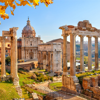 Romeinse-ruïnes-in-Rome-Italie