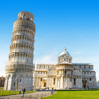De toren van Pisa in Italie