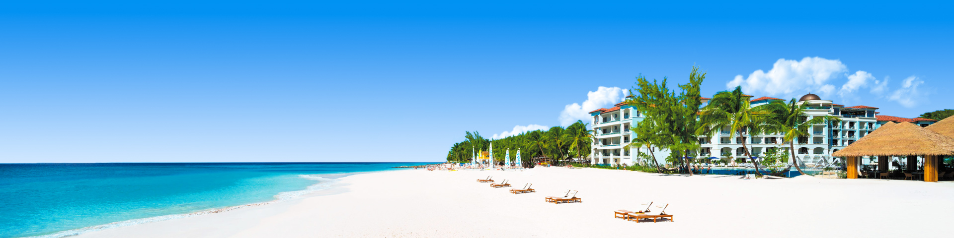 Parelwit strand op Barbados