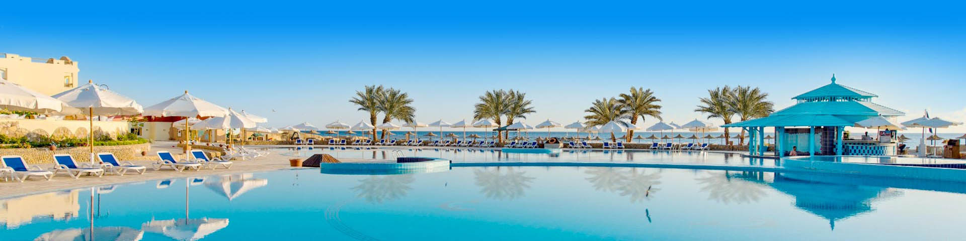 All inclusive resort in Egypte met mooi zwembad