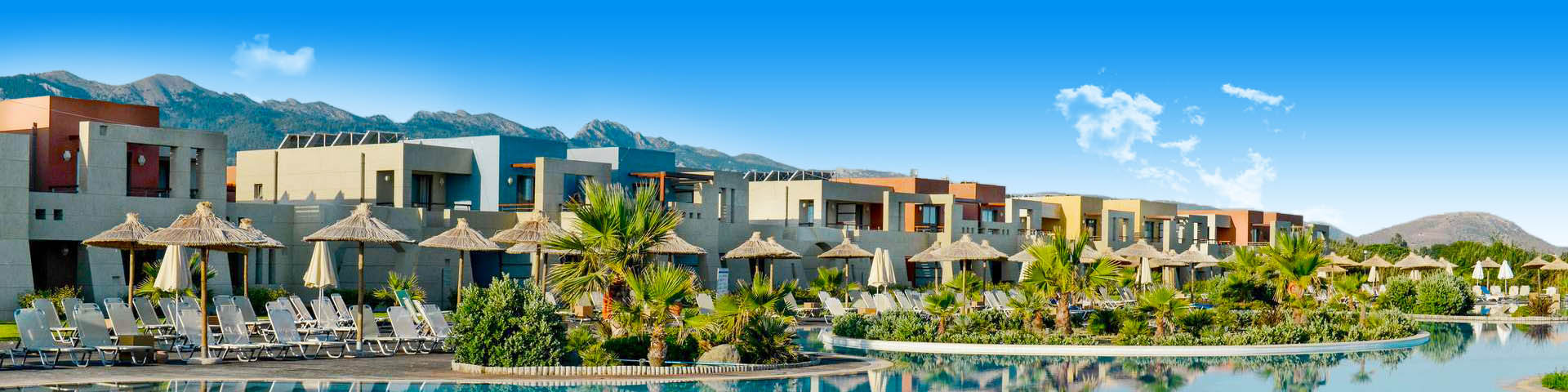 All inclusive resort met mooi zwembad in Kos, Griekenland