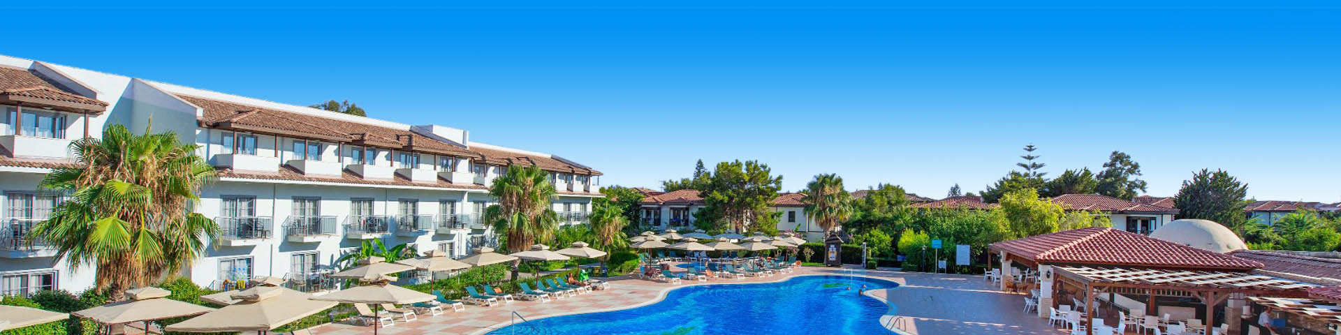 Luxe aparthotel in Side, Turkije met mooi zwembad en zonneterras