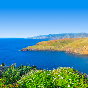 Uitzicht over de Atlantische Oceaan