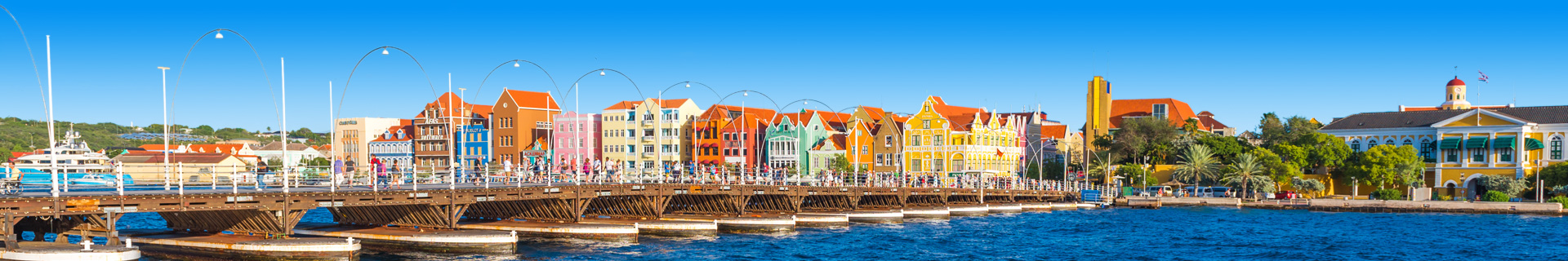 Gekleurde huisjes Curacao