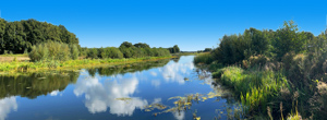 Uitzicht over het water