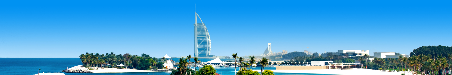 Uitzicht op het hoogste hotel in Dubai in de Verenigde Arabische Emiraten