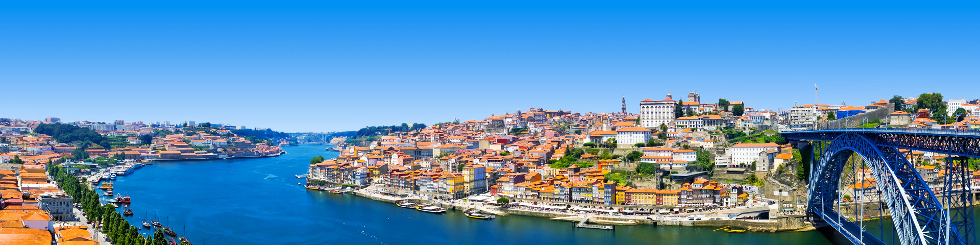 Uitzicht op de havenstad Porto
