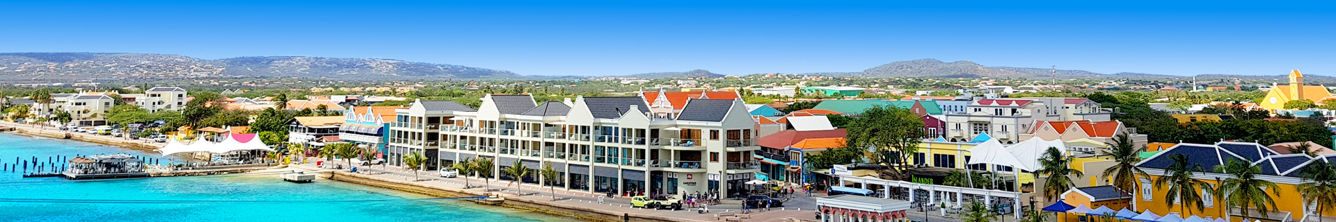 Hotels en huizen direct aan zee in Bonaire