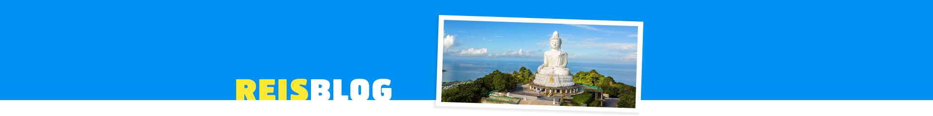 Uitzicht over de witte boedha in Phuket
