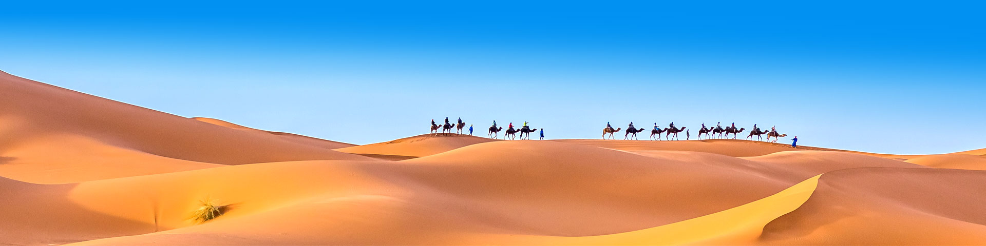 Woestijn in Marokko tijdens de zomervakantie