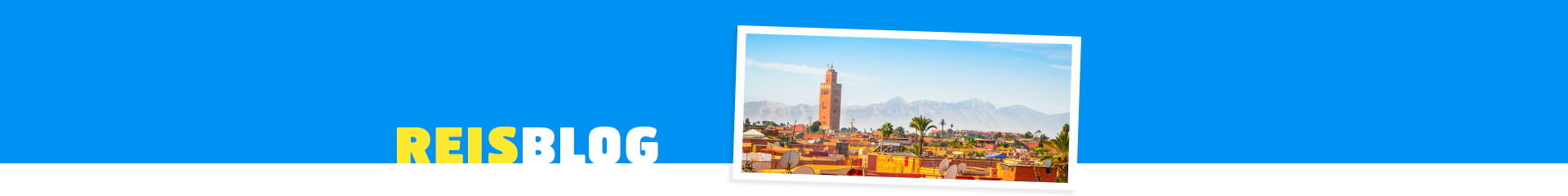 Uitzicht op de stad Marrakech