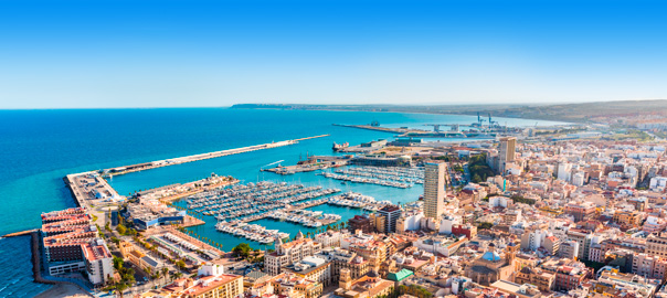 Haven van Alicante als een van de leukste vakantiebestemmingen in Europa